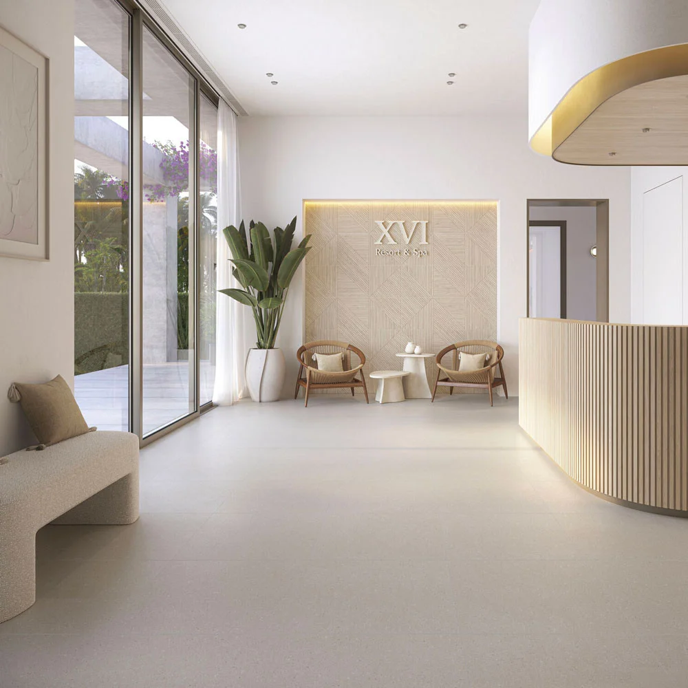 Carrelage aspect pierre...