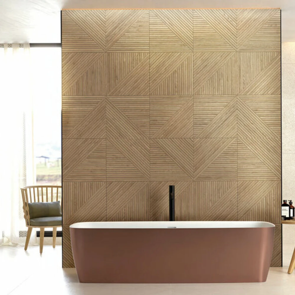 Carrelage aspect parquet...