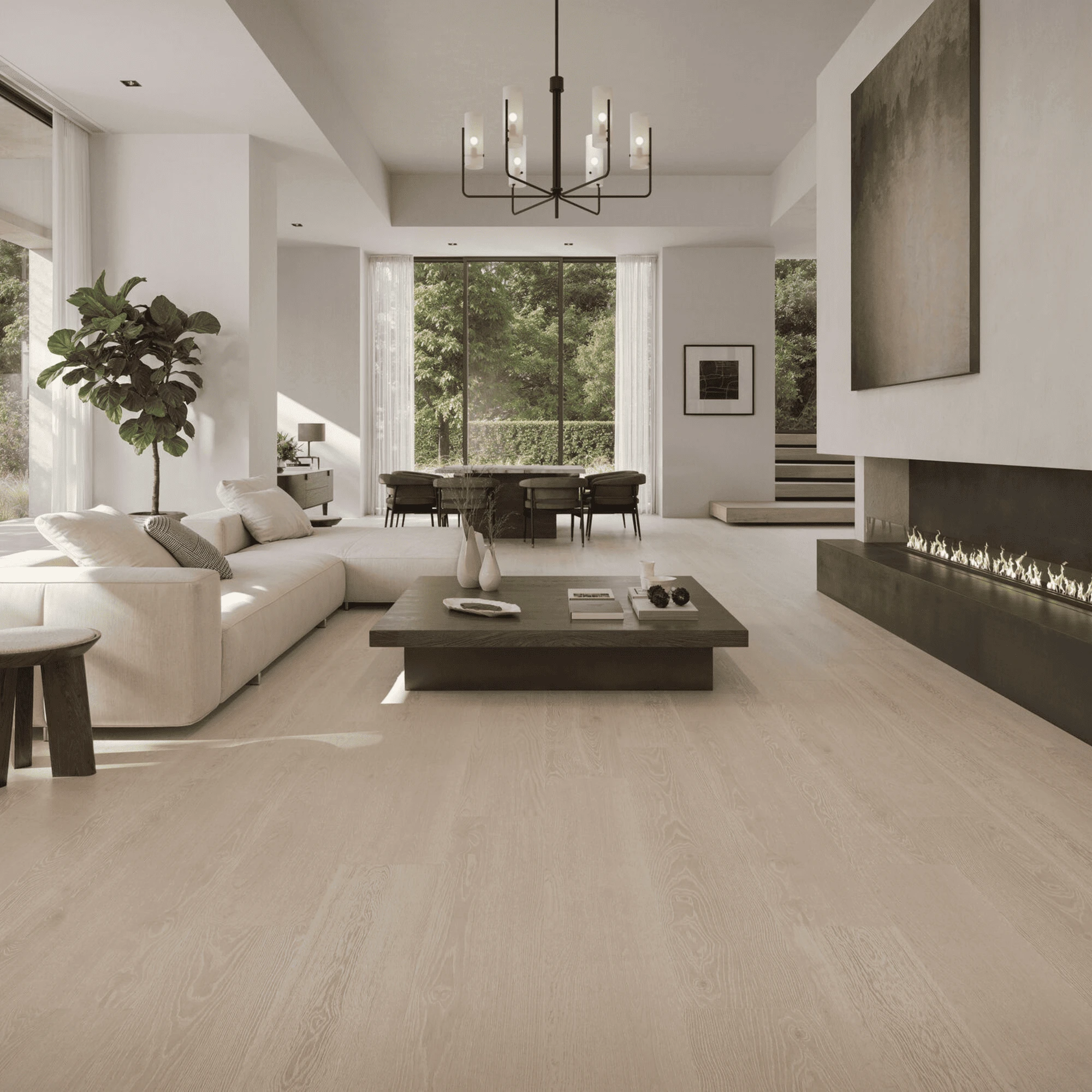 Carrelage aspect parquet...