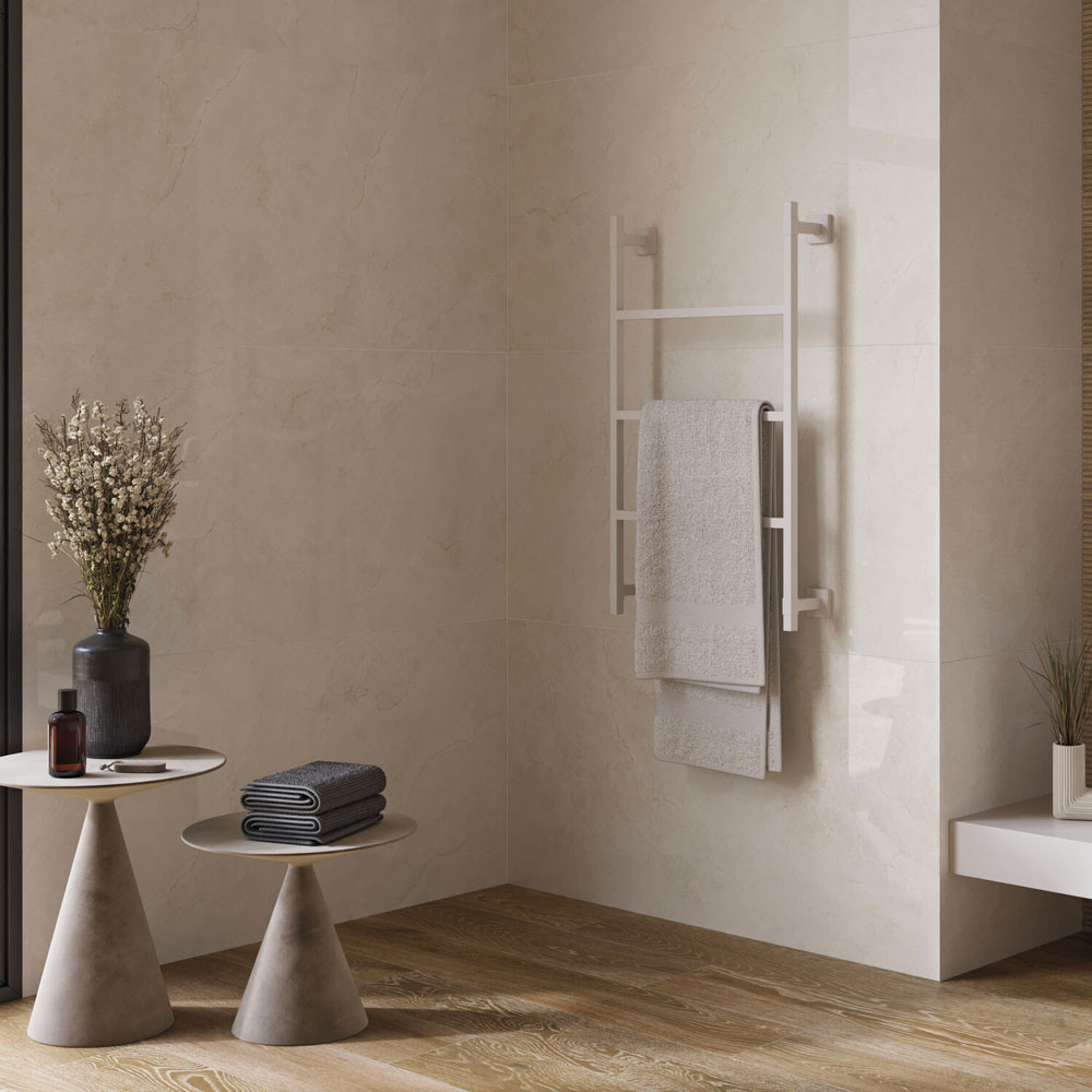 Carrelage aspect marbre Orion marfil poli 60x120 cm