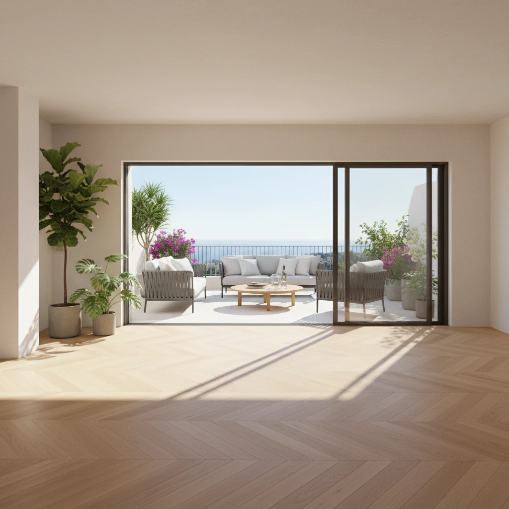 Parquet Contrecollé point de Hongrie Louvres chêne