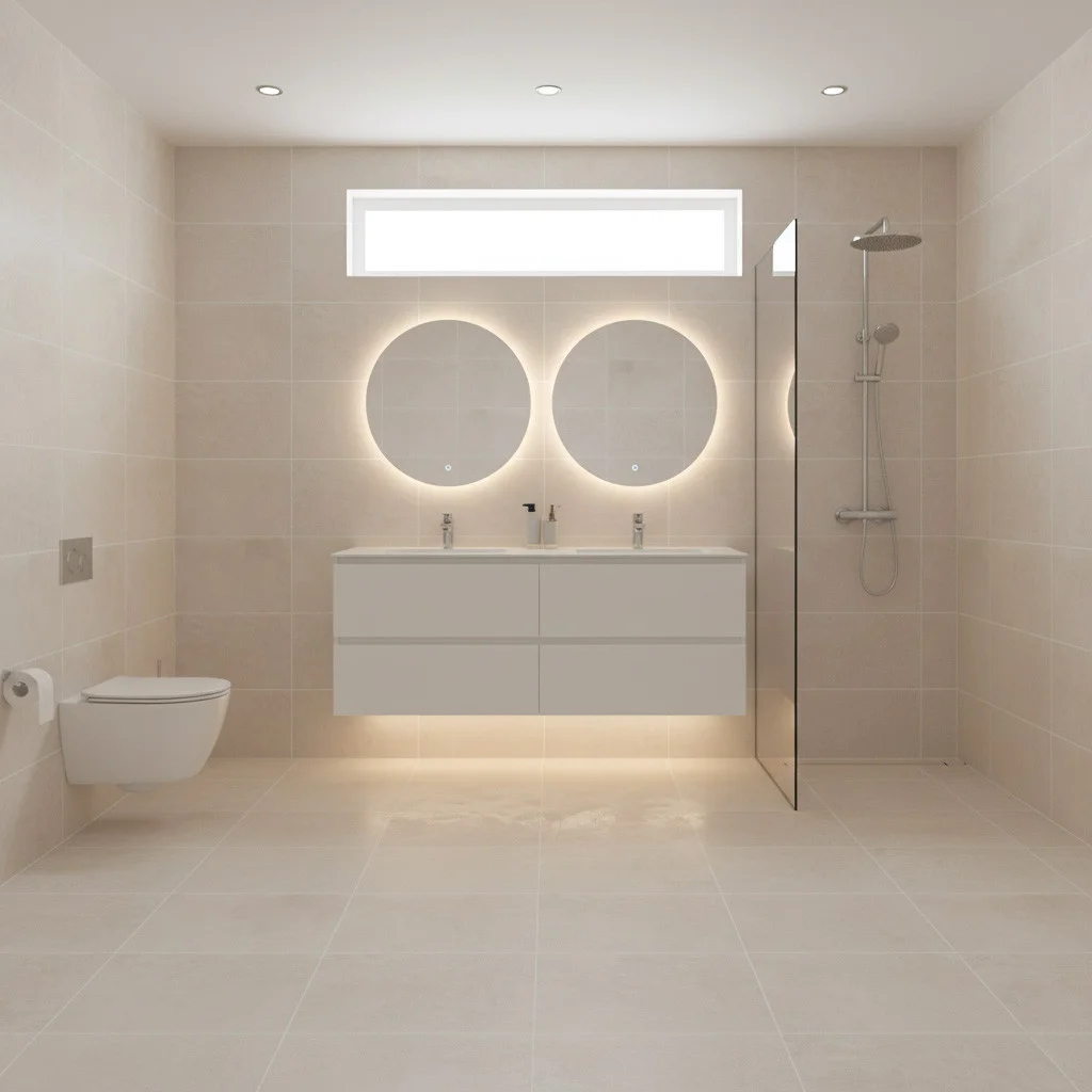 Carrelage aspect béton Sonder mink mat 60x60 cm