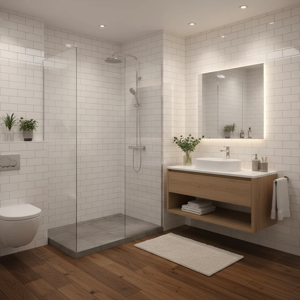 Carrelage mur intérieur Métro parisien lisse Blanc brillant 10x20 cm