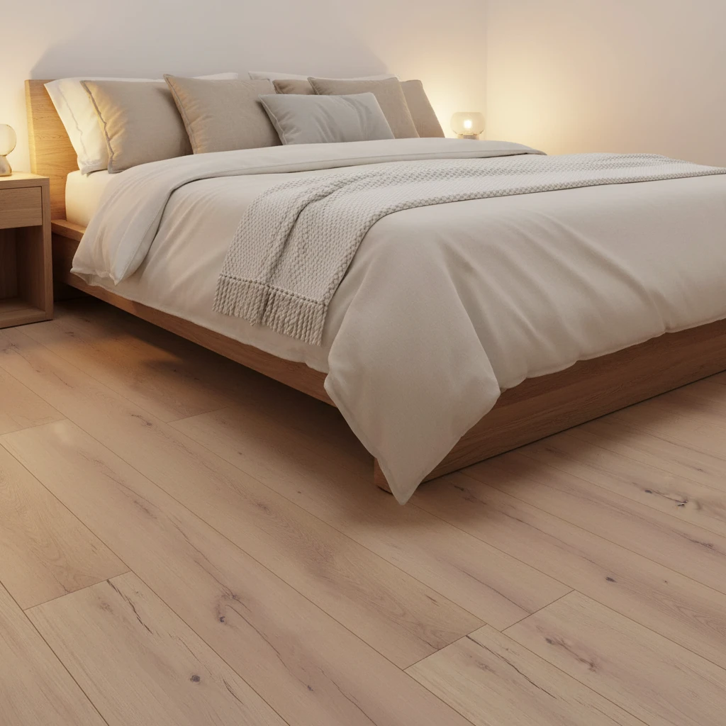 Parquet Contrecollé Hoora invisible vernis mat 14x190 mm