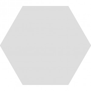 Carrelage hexagonal sol et mur Element Gris Clair mat aspect tomette 23x27 cm