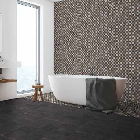 Carrelage sol et mur aspect carreau ciment vieilli Cartuja Mix 25x25 cm