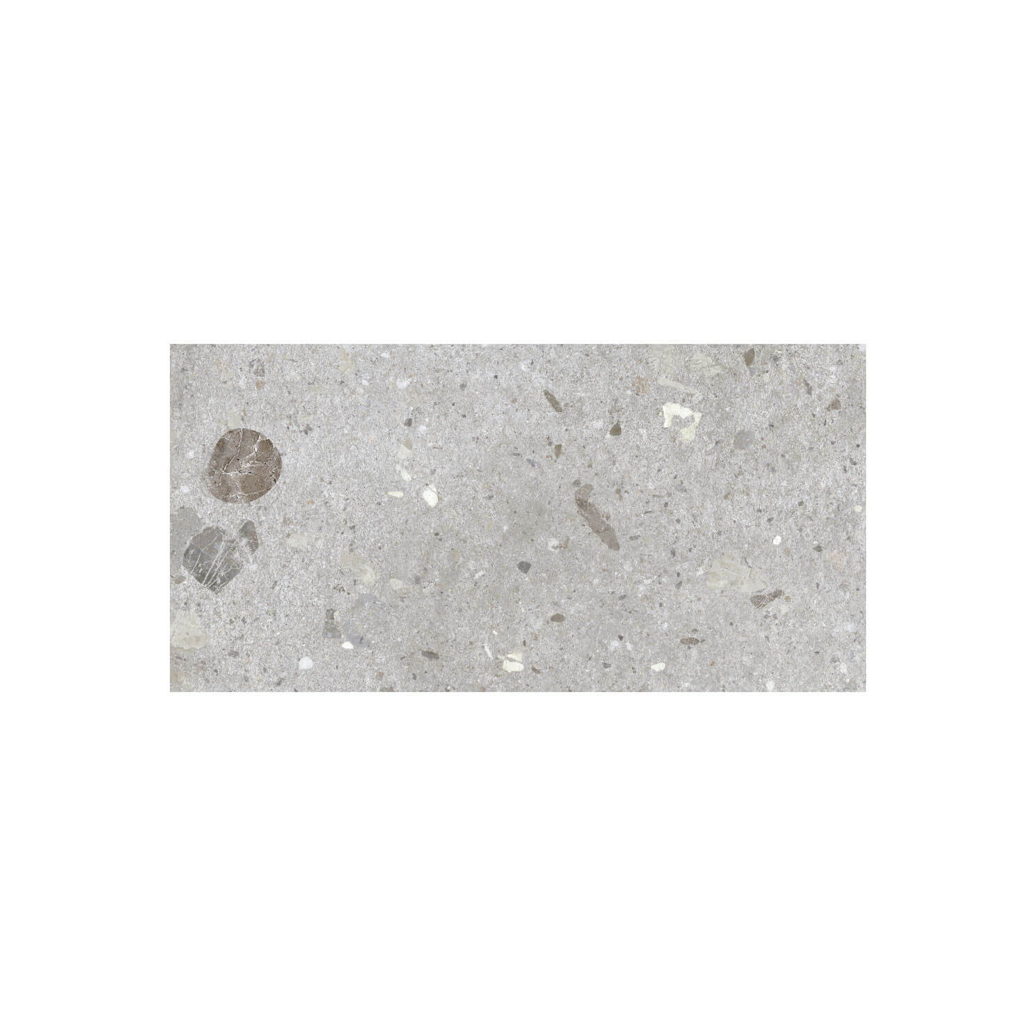 Carrelage sol exterieur aspect béton gris Boule 60x120 cm antidérapant