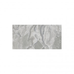 Carrelage sol et mur poli aspect marbre gris Supreme Grey 60x120 cm rectifié