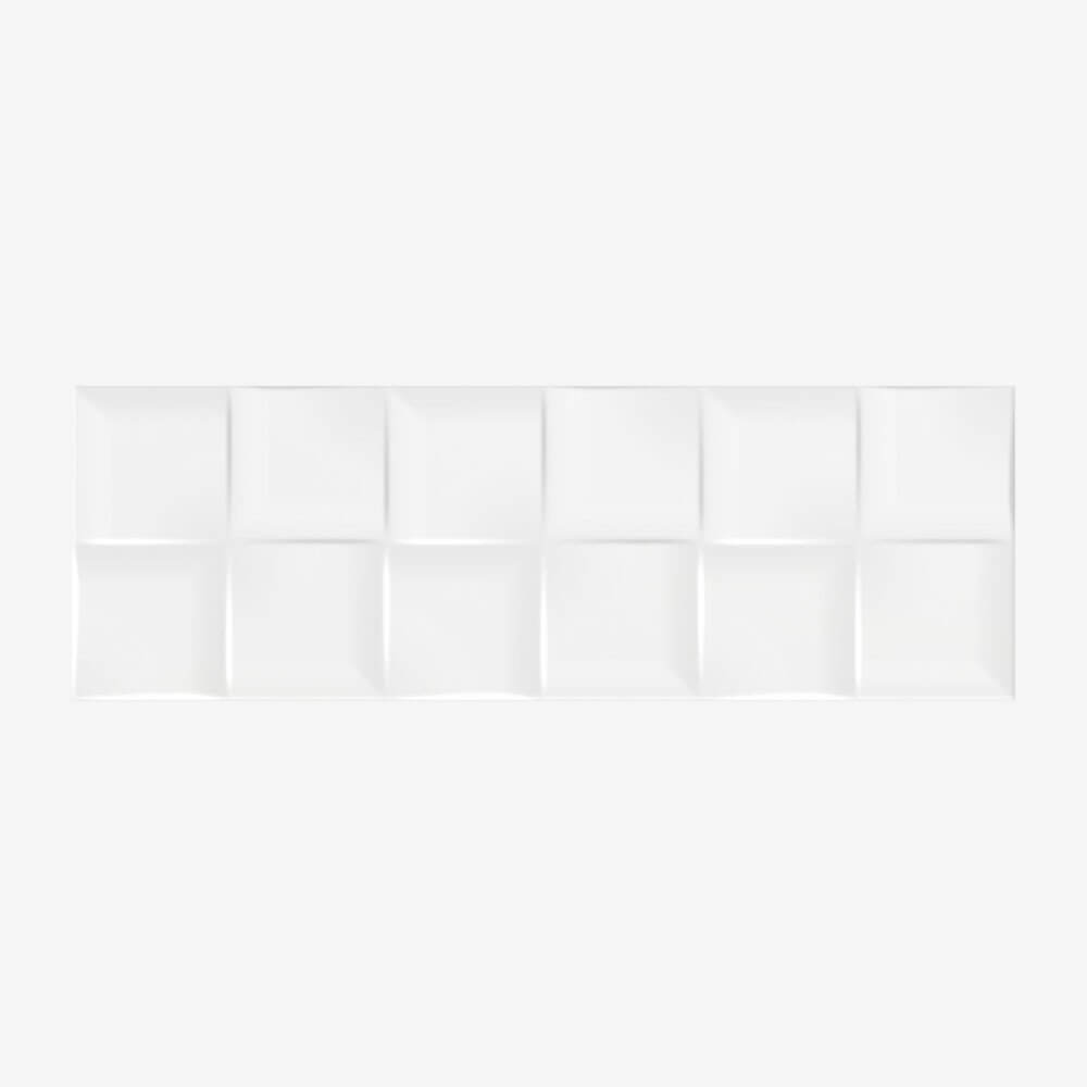 Carrelage blanc uni Remake Mat 20x60 cm