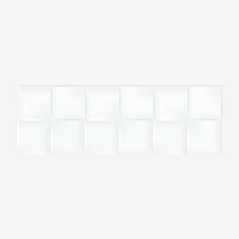 Carrelage blanc uni Remake Brillo 20x60 cm