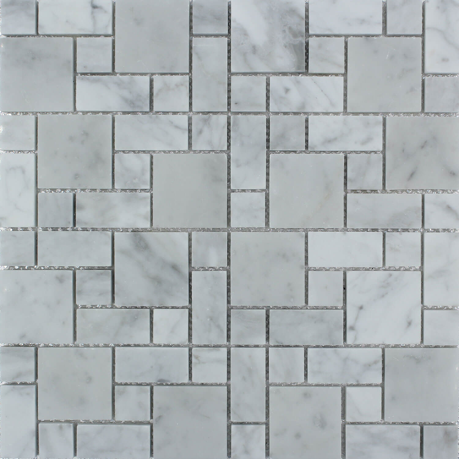 Mosaïque Marbre blanc Vesuve 30x30 cm