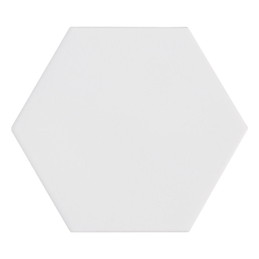 Carrelage hexagonal Kromatica White mat 11,6 x 10,1 cm