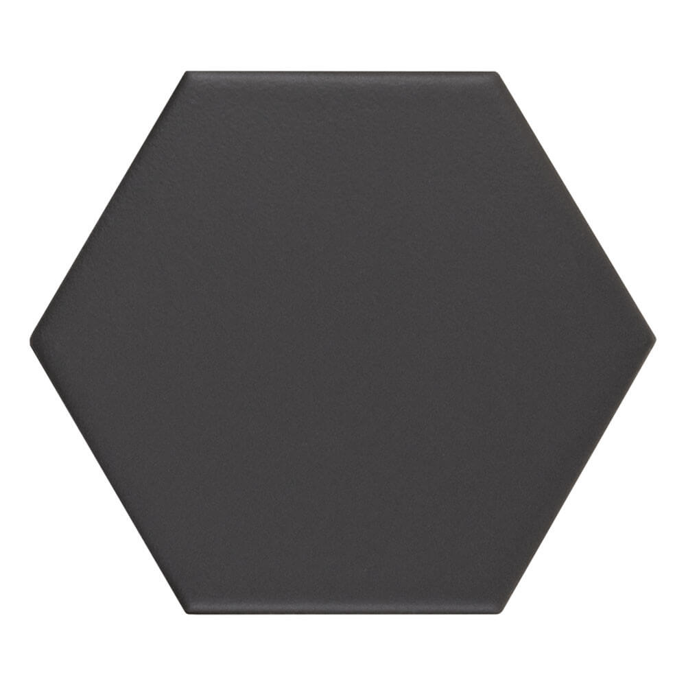 Carrelage hexagonal Kromatica Noir mat 11,6x10,1 cm