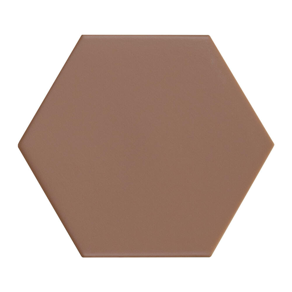 Carrelage hexagonal Kromatica Terracotta mat 11,6x10,1 cm