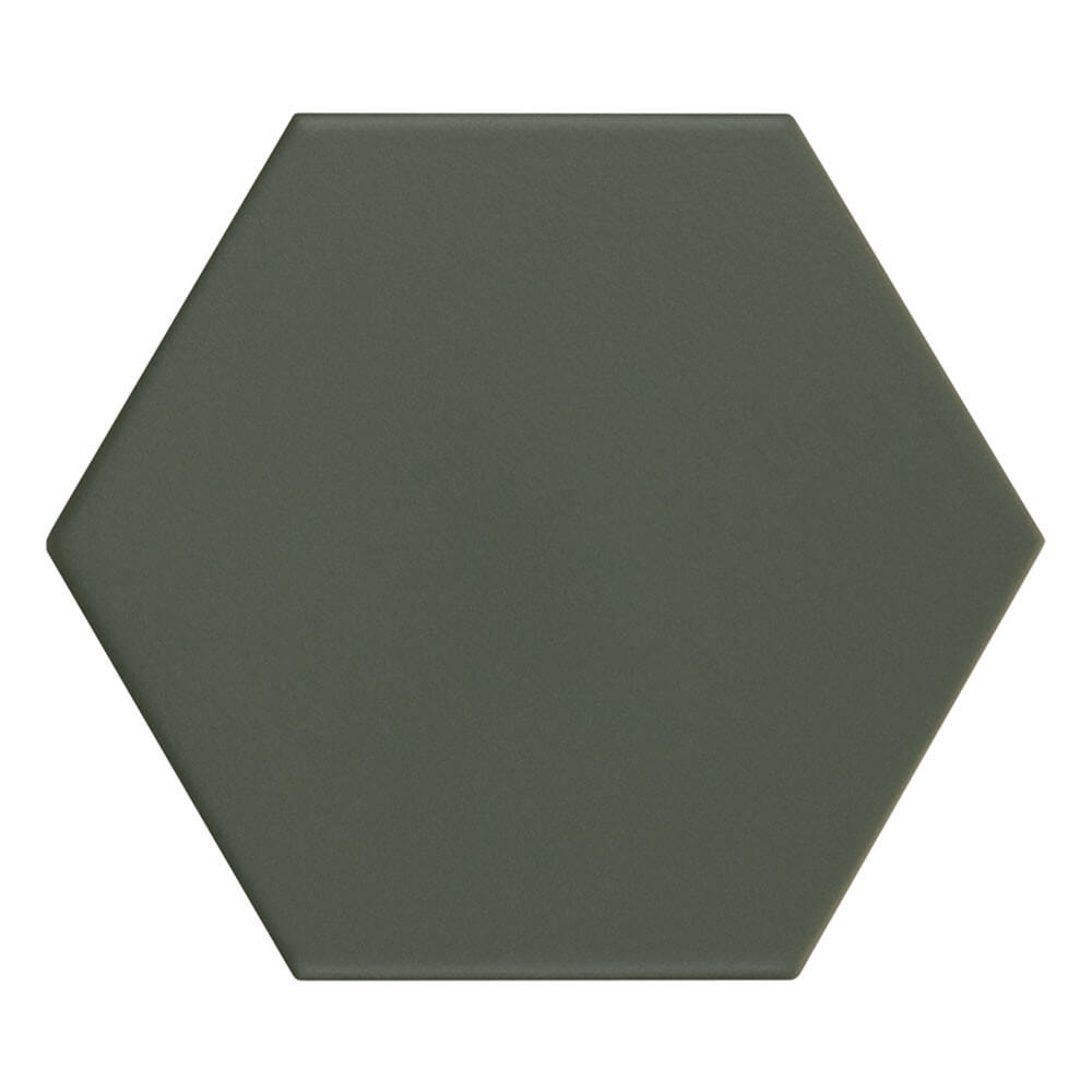 Carrelage hexagonal Kromatica Kaki mat 11,6x10,1 cm