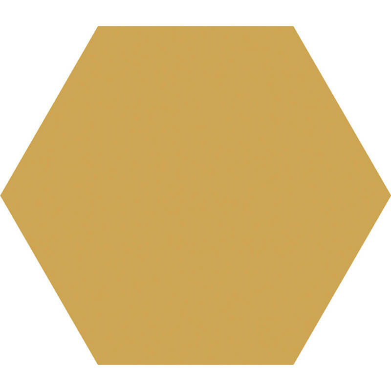 Carrelage hexagonal Element Ocre 23x27 cm
