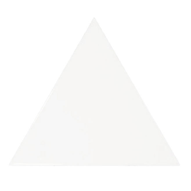 Carrelage géométrique Triangolo white 10,8x12,4 cm