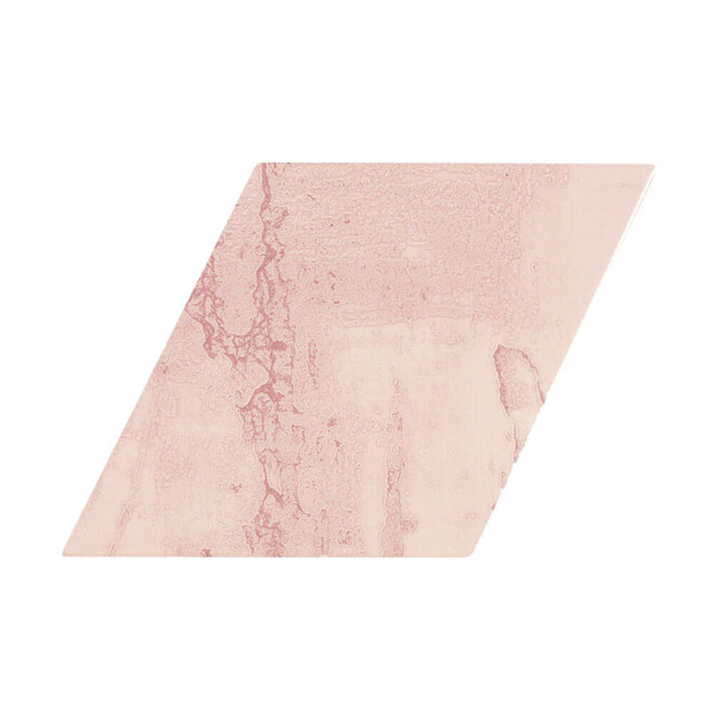 Carrelage géométrique Rambo Snap pink 15x25,9 cm