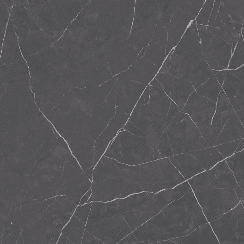 Carrelage aspect marbre Muse Coal satiné 60x60 cm