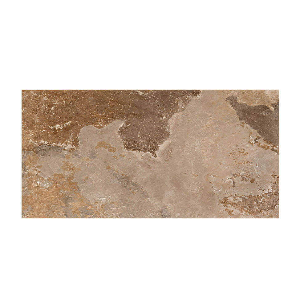 Carrelage aspect pierre Borba Oxido mat 60x120 cm