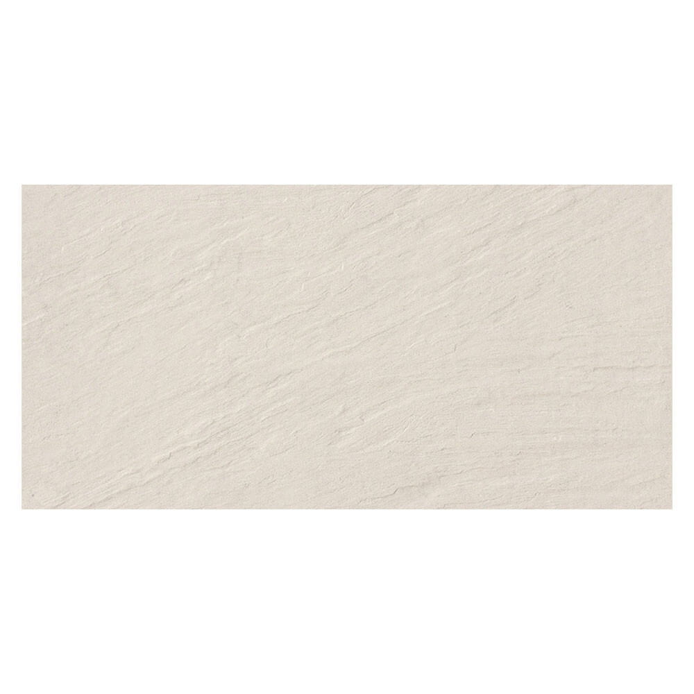 Carrelage aspect pierre Light beige slate antidérapant 30x60 cm