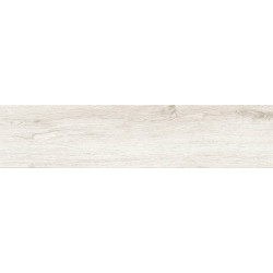 Carrelage aspect parquet Sia Blanco mat 23x100 cm